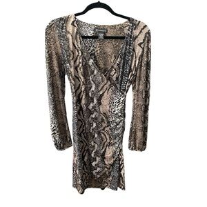 INC Snake‎ Skin Print Dress size M